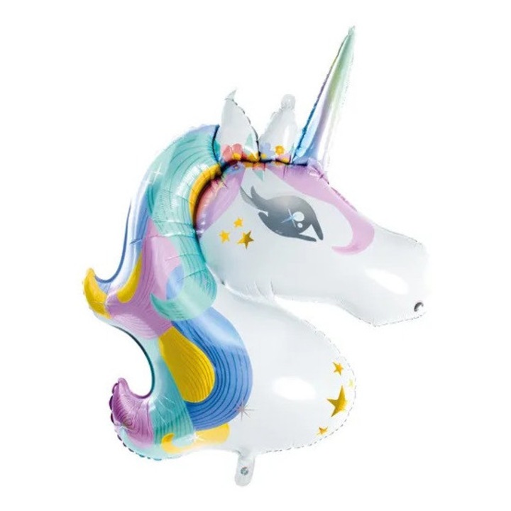 Fólia lufi, Luka, Egyéves, fehér, színes nyomtatással, 73x90cm