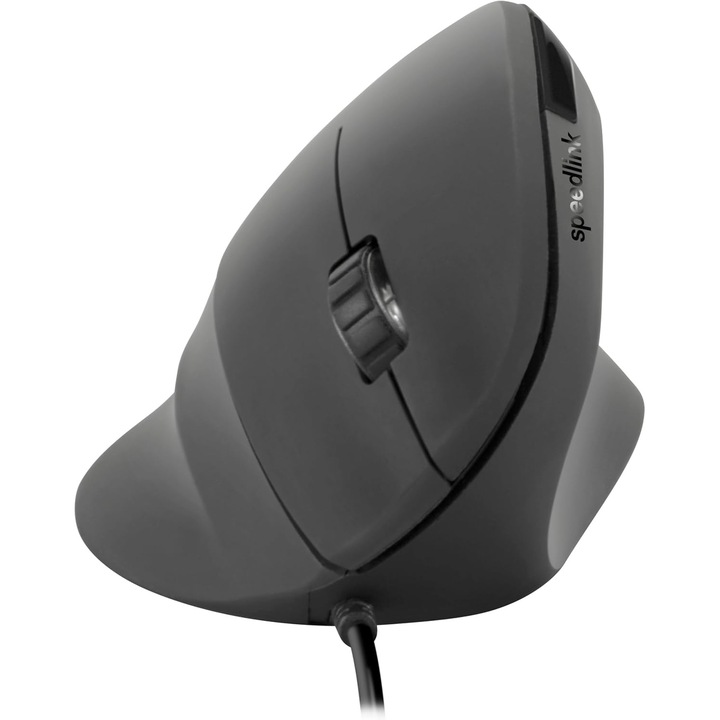 Мишка вертикална ергономична Speedlink PIAVO, USB, 2400 DPI, Черна