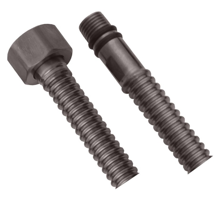 Tubulatura Sapho Tub de conectare din inox, ondulat, M10x3/8", 40cm