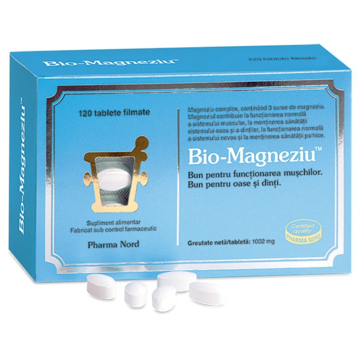 Bio-Magneziu, Pharma Nord, 120 tablete filmate