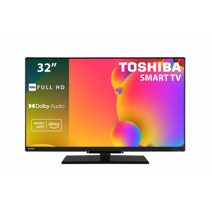 Televizor, Toshiba, 32LV3563DG, 32", LED, Full HD 1920x1080, smart TV, Wi‑Fi, HDMI, USB, negru