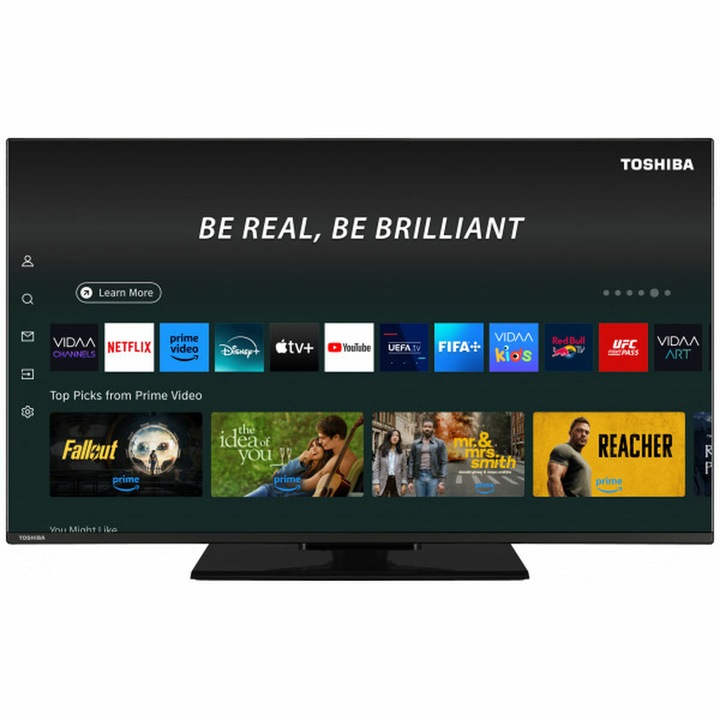 Smart televízió, Toshiba, 40LV3563DG, LED Full HD 40", Wi-Fi, HDMI, USB, DVB-T2/C/S2, 16 W, VESA 200x200