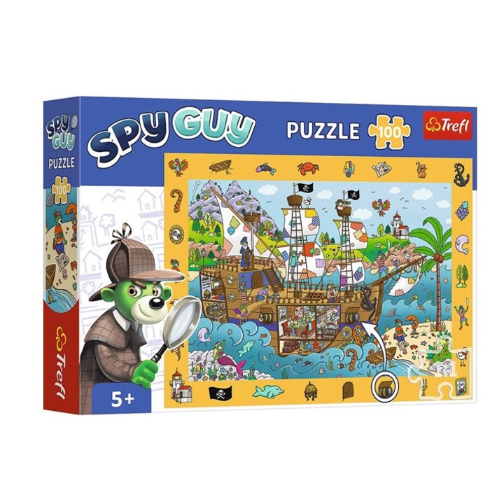 Puzzle 100 Obserwacyjne SpyGuy - Kalózszobor, 1559