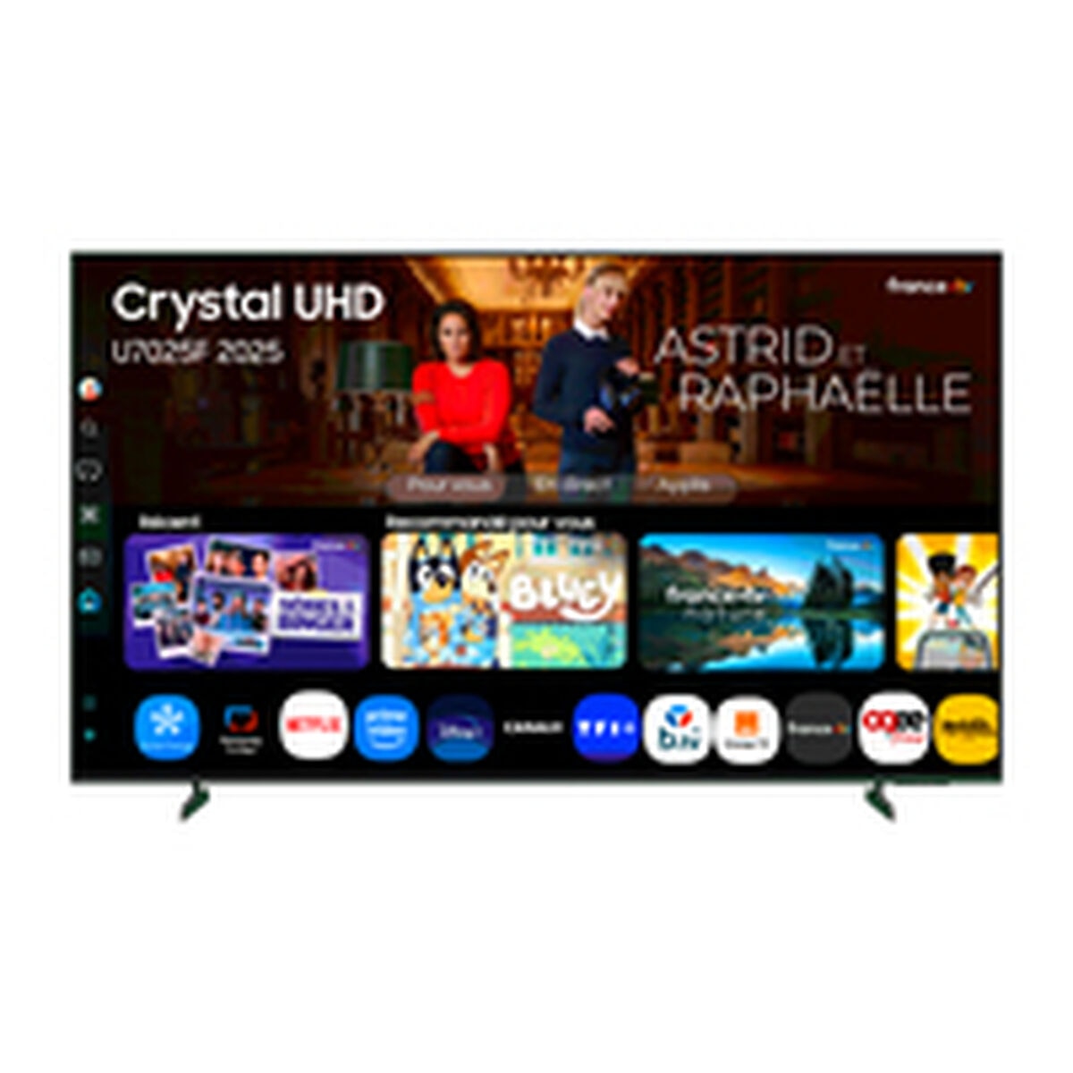 Televizor smart, Samsung, TU43U7025FKXXC, 43", 4K Ultra HD, LED, HDR, negru, Tizen, Wi‑Fi, Bluetooth