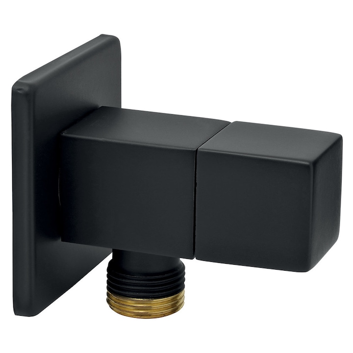 Robinet ceramic 1/2x3/8, Novaservis, negru