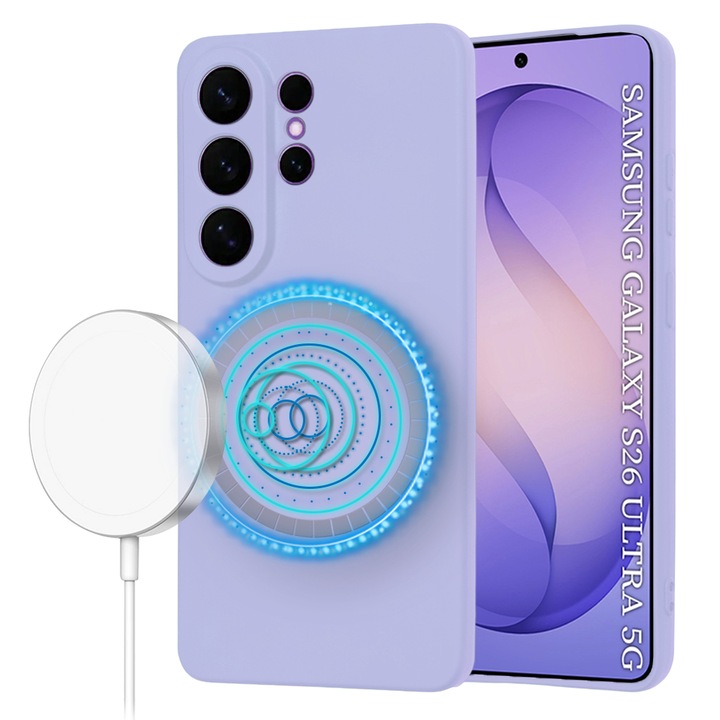 Husa pentru Samsung Galaxy S26 Ultra - Techsuit SoftFlex MagSafe - Light Purple