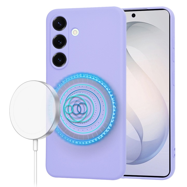 Калъф за Samsung Galaxy S26 Plus - Techsuit SoftFlex MagSafe - Светло лилав