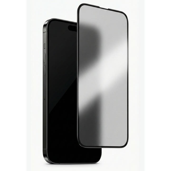 Folie de protecție din sticlă securizată, HD, mata, anti-zgârieturi, pentru iPhone 14 Pro Max, 15 Plus, 16 Plus, montare ușoară