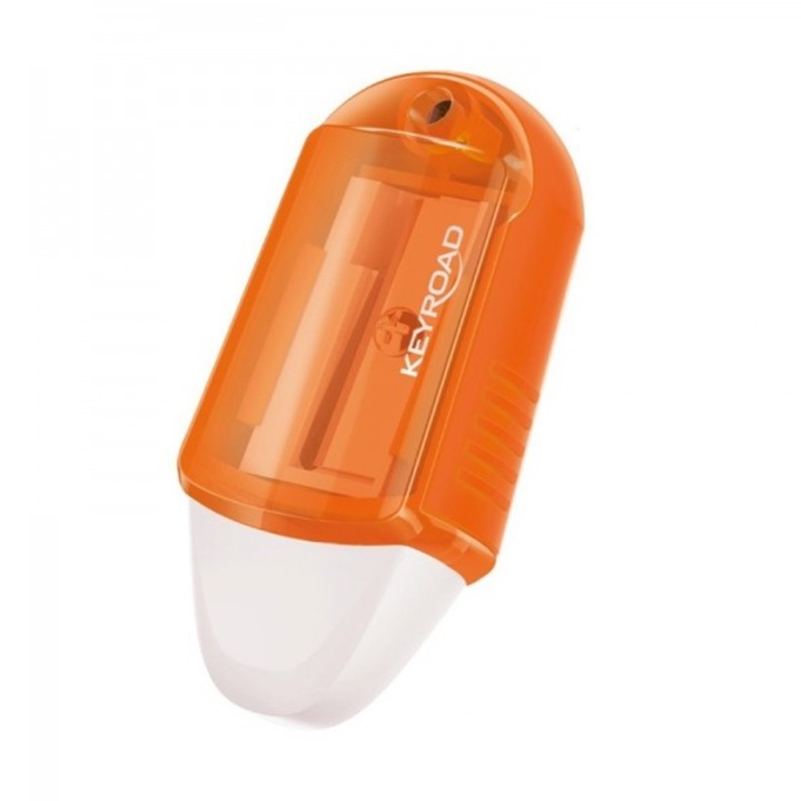 Keyroad egyszerű műanyag hegyező forgatható radírral