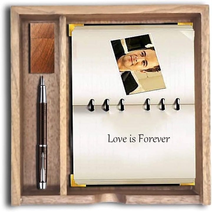 Cutie din lemn, Kufer, 17,1x17,1x3,5cm, compartimentata, cu capac glisant