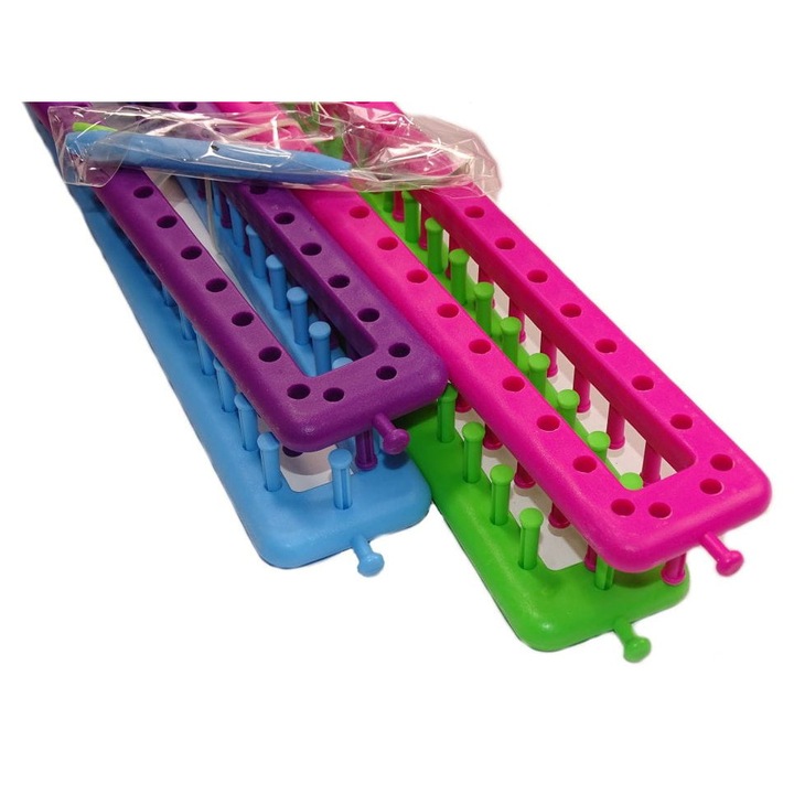 Set 4 rame pentru tricotat saluri SKC, multicolor 25x35x46x56cm