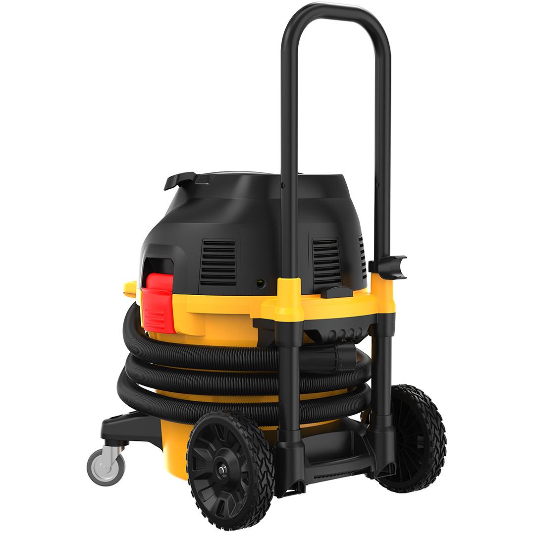 Aspirator industrial, DeWALT, 1400W, 38L, Umed/Uscat, Galben/Negru