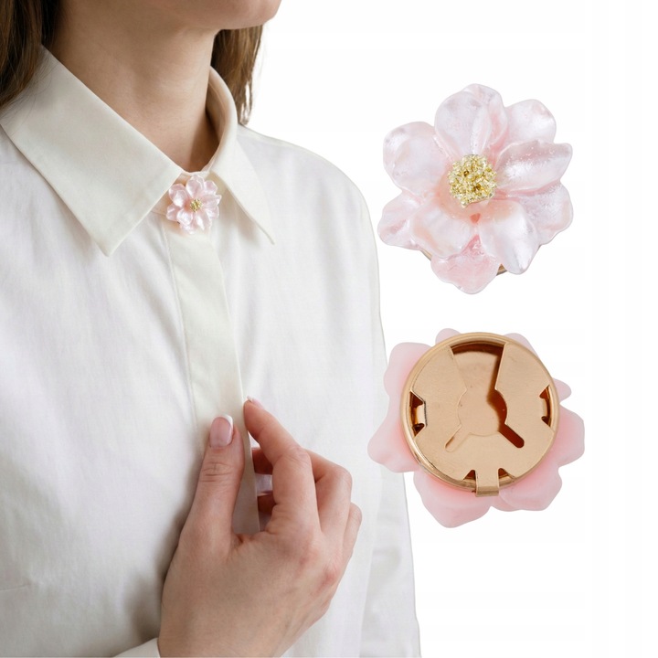 Capac nasture, Little Angel, J1086, roz pastel, flori, 25mm