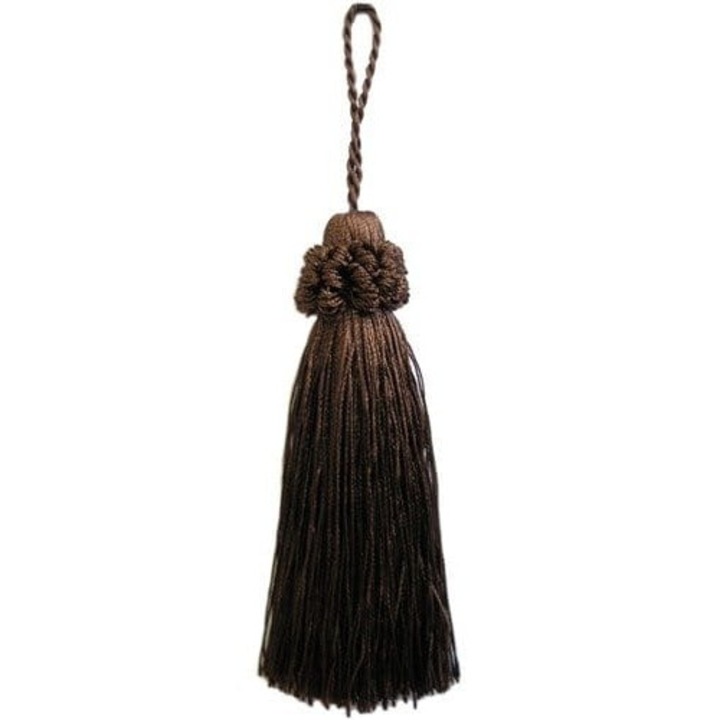 Díszítő rojtok, Kufer, 95mm, csokoládé, 1 darabos szett