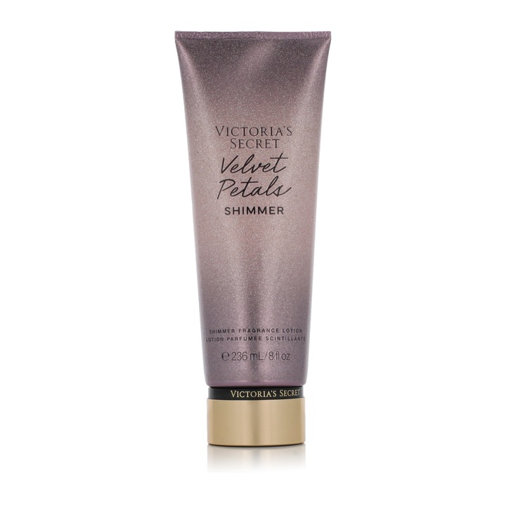 Victoria's Secret Lotiune de Corp Velvet Petals Shimmer, 236 ml, pentru femei, iluminatoare, hranitoare