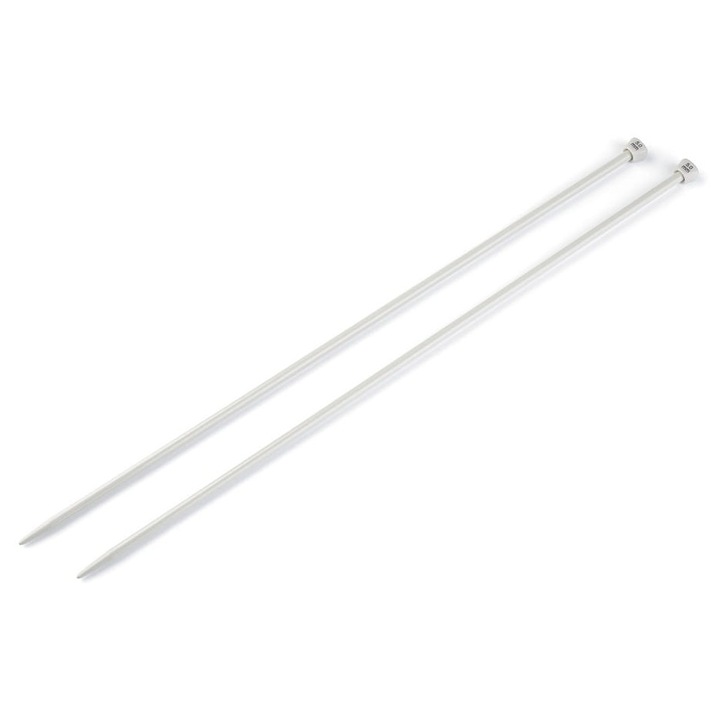 Egyszerű teflon kötőtű, 5-ös, Kufer, 5mm, 35cm, készlet