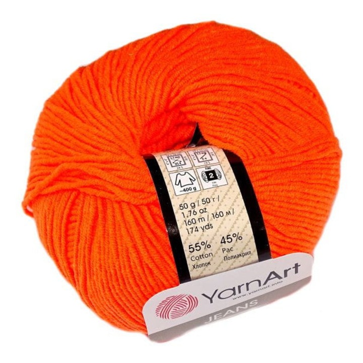 Fire textile import Wloczka Jeans 55% bumbac, 45% acril, 160m, 50g, 3,5mm