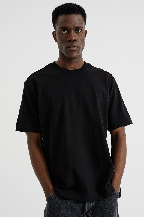 G-STAR, Тениска от органичен памук, Черен