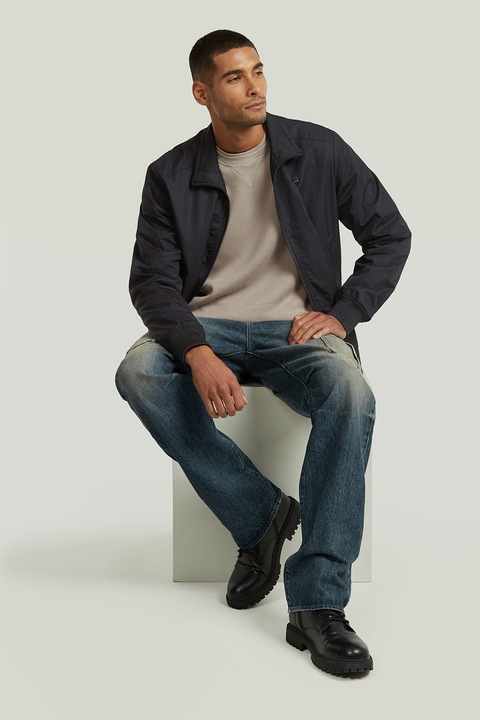 G-STAR, Яке бомбър с цип, Антрацитно сиво/Tъмносив