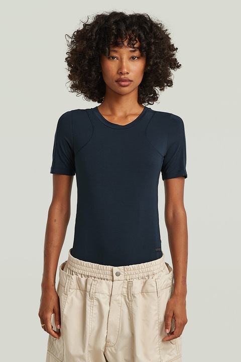 G-STAR, Слим боди с модал, Въглен сиво