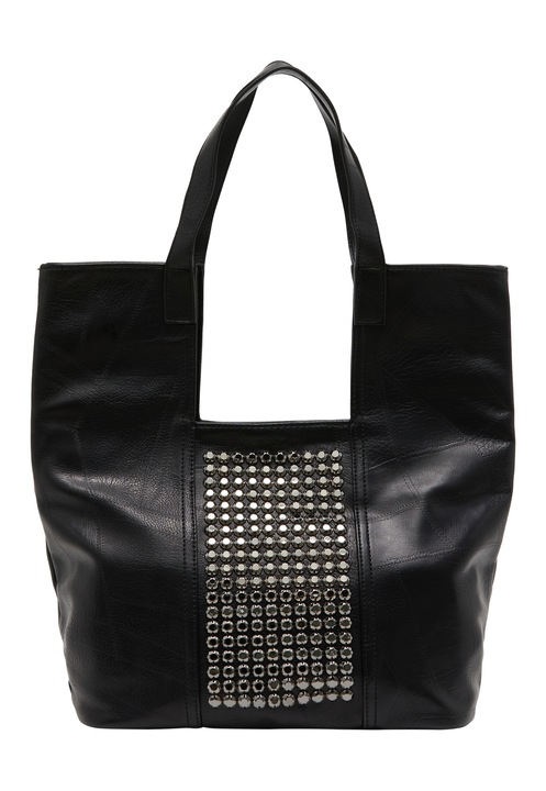 Joella tote táska, fekete, egy méret, 100% PU, 3 rekesz