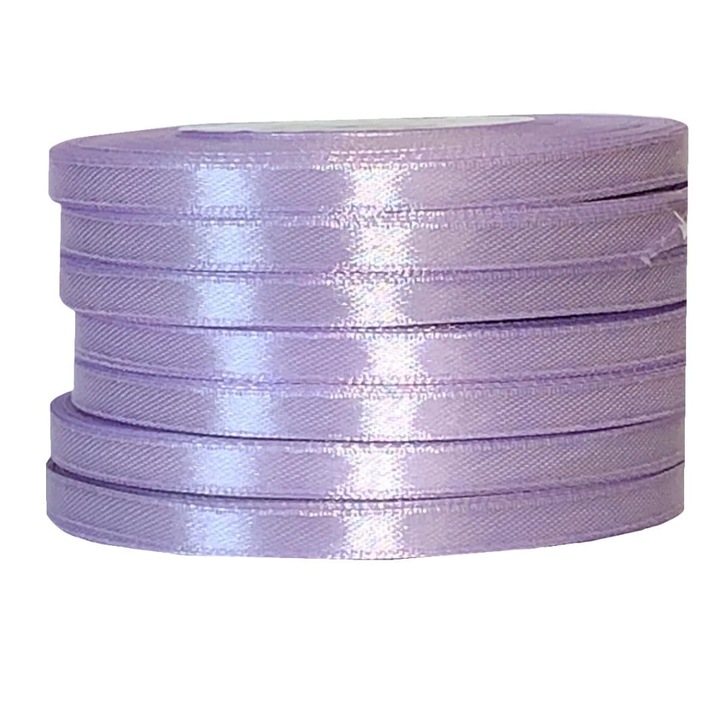 Banda satinat 3 mm, Kufer, 91m, violet