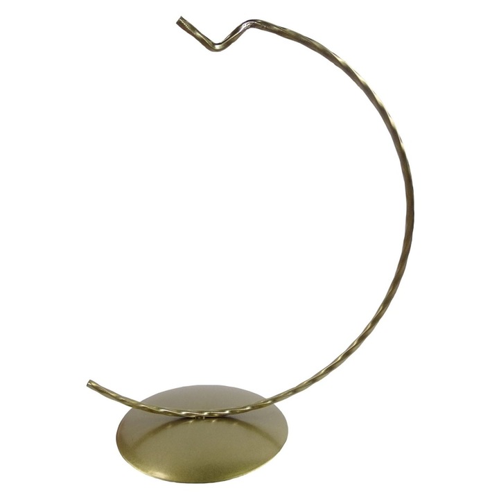 Suport metalic 20 cm, Kufer, aurie, pentru bombi de 15 cm si oua de 15 cm