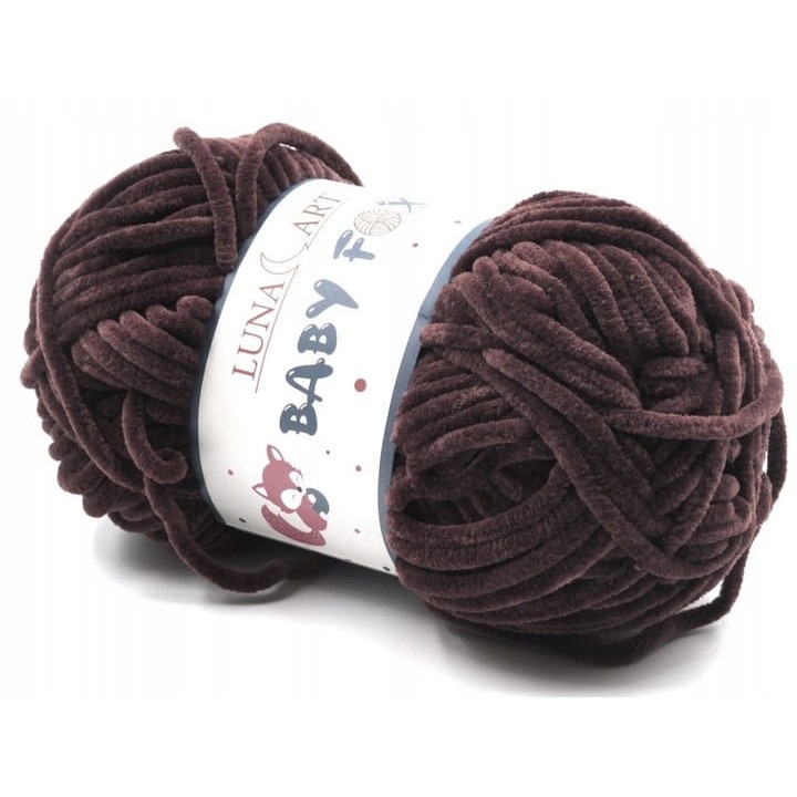 Wloczka Baby Fox, 100% Poliester, 100g, 120m, supergruba, multicolor
