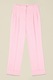 Oltre, Pantaloni cu talie inalta si pliuri, Roz deschis