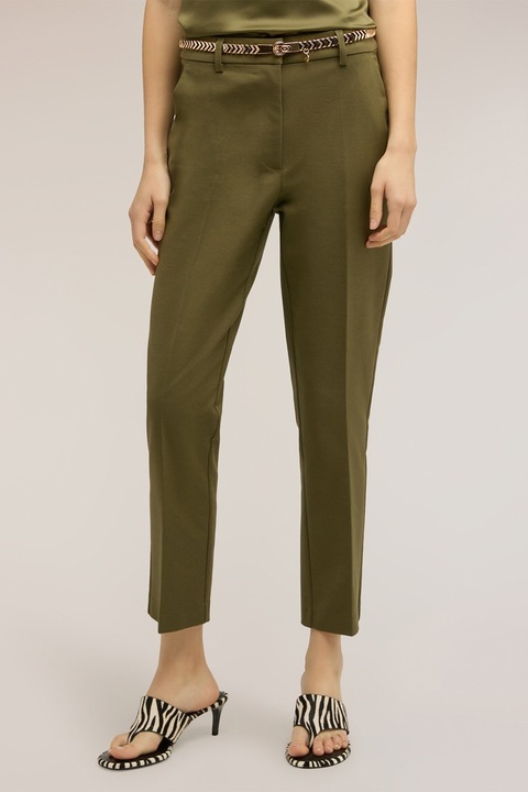 Motivi, Pantaloni crop uni, Verde feriga