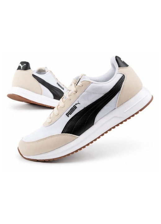 Tenisi Puma R78 Lightwind pentru barbati, confortabili, la moda, bej, alb, Multicolor
