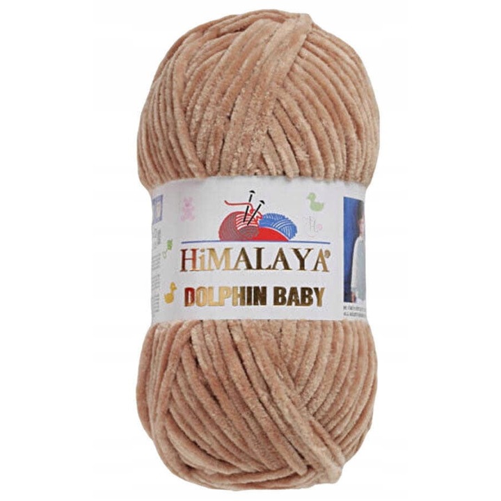 Garnitur fire Himalaya Dolphin Baby, 100% poliester, 100g, 120m, culoare 80365