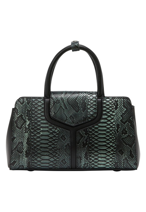 Joella női táska, zöld, PU anyag és bőr, egy méret