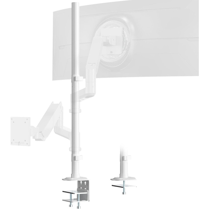 Monitorkonzol, PUTORSEN, 814mm, 2 darab, fehér, 40kg teherbírás