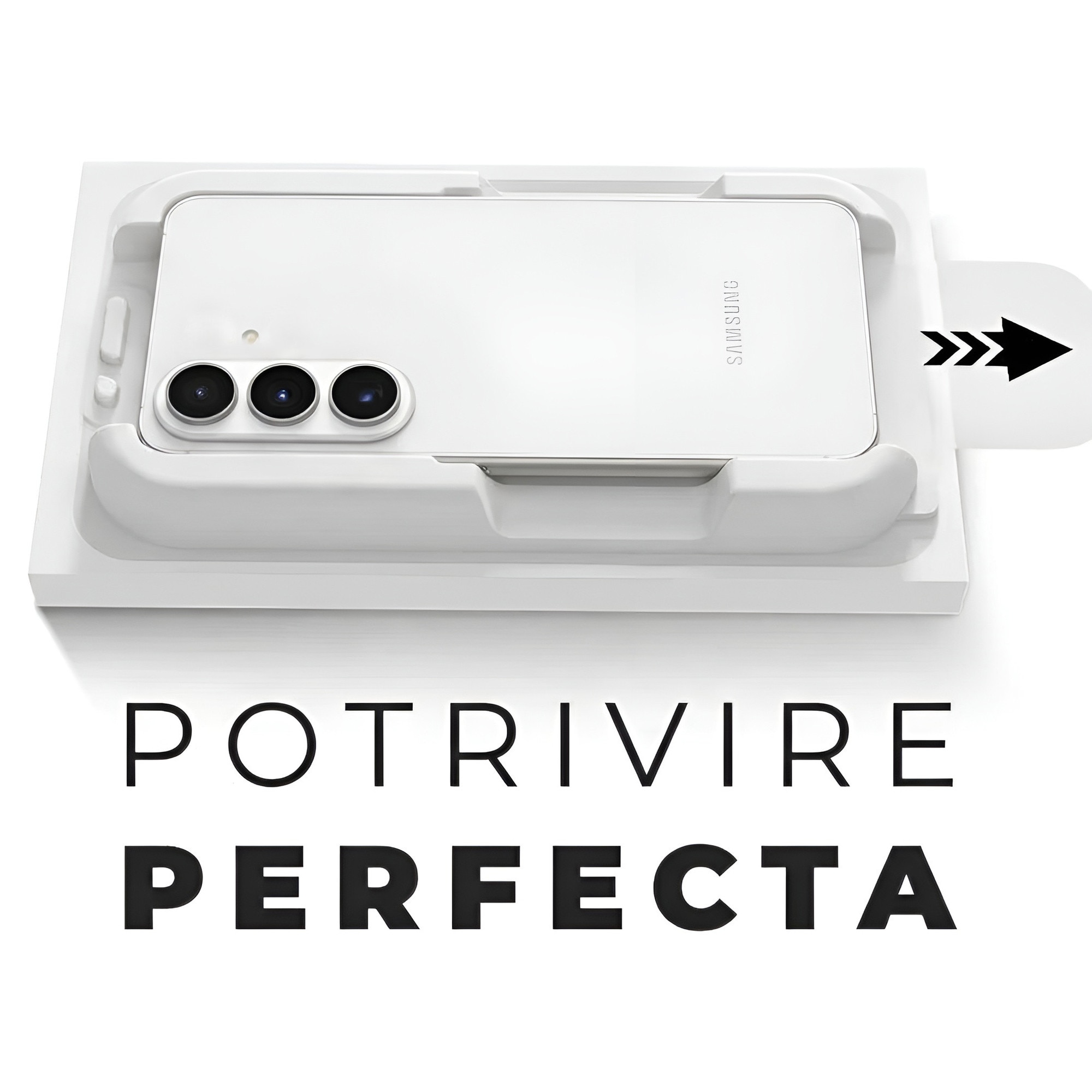 Folie sticla privacy cu aplicator pentru Samsung Galaxy S26 Plus Daden MagicBox, Anti-spy, 9H, Full Glue, Full Cover, Aplicator automat, Antisoc, Antizgarieturi, Margini negre