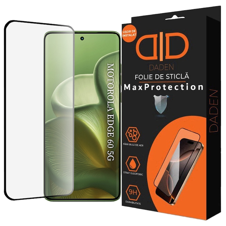 Folie Sticla pentru Motorola Edge 60 / Edge 60 Fusion Daden MaxProtection, Full Cover, Protectie Profesionala, Ultra Rezistenta, Calitate Premium