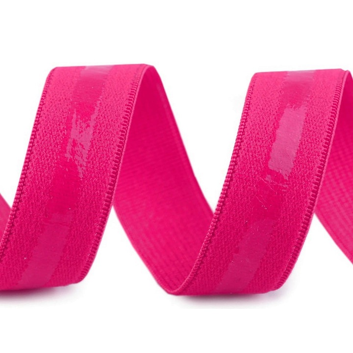 Szilikon szalag 20 mm, Kufer, rózsaszín, 1 méter