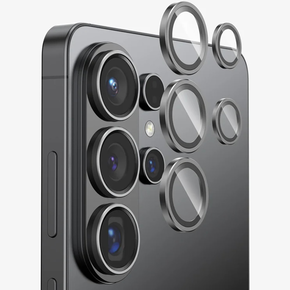 Folie protectie camera pentru Samsung Galaxy S26 Ultra Daden, Aplicator automat, Anti zgarieturi, Antisoc, Instalare usoara, Protectie premium, Negru