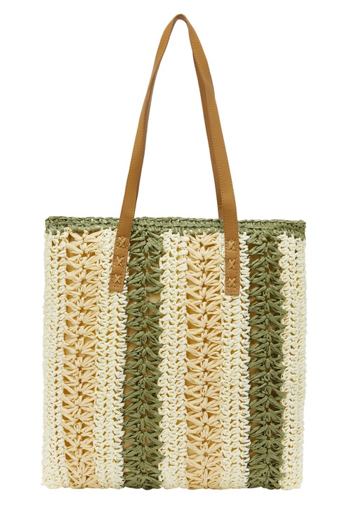 Joella női táska, olíva, egy méret, anyaga 90% pamut, 10% poliuretán