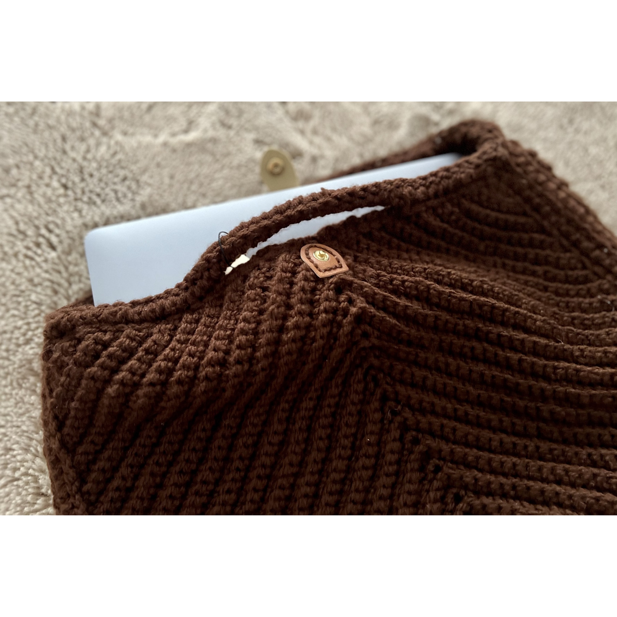 Urban Knit Executive - geanta handmade laptop