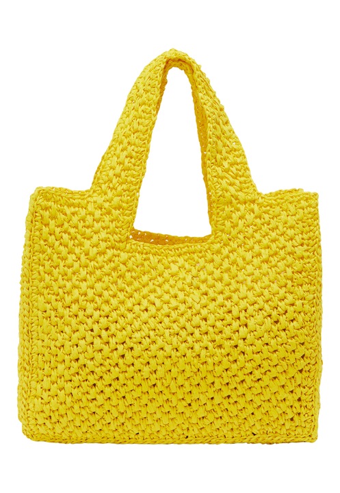 Joella női táska, sárga, 100% pamut, egy méret