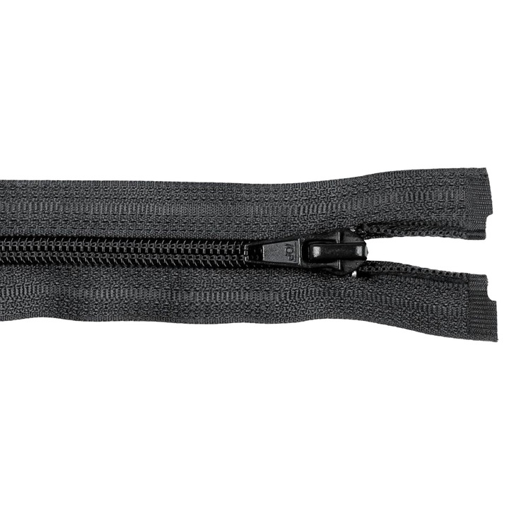Fermoar cu dubla deschidere Kufer, 85 cm, negru