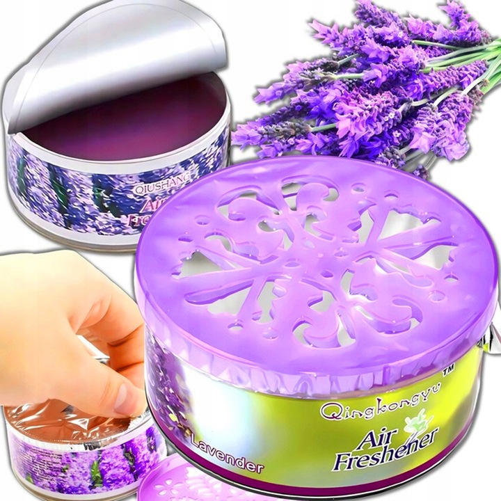 Ароматизатор за Въздух Гел Лавандула, компактен, за малки пространства