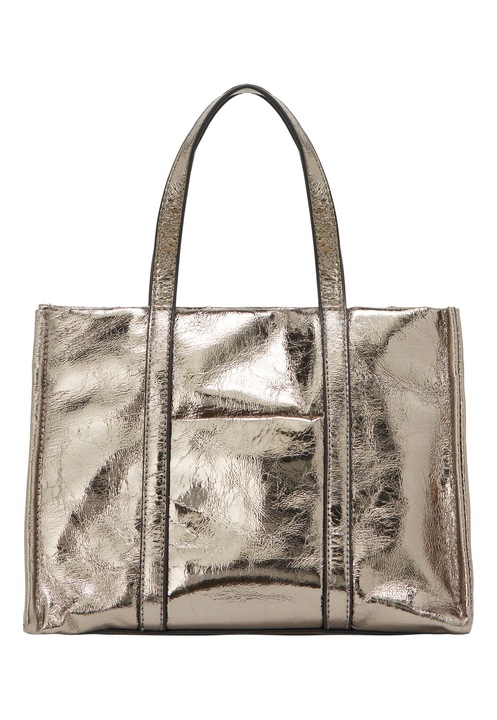 Geanta tote pentru femei, Joella, marime unica, culoare cupru, material 100% PU, design modern.