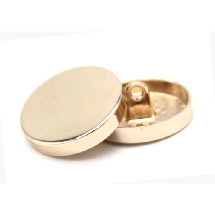 Guzik metalic 30mm auriu set 2 bucati