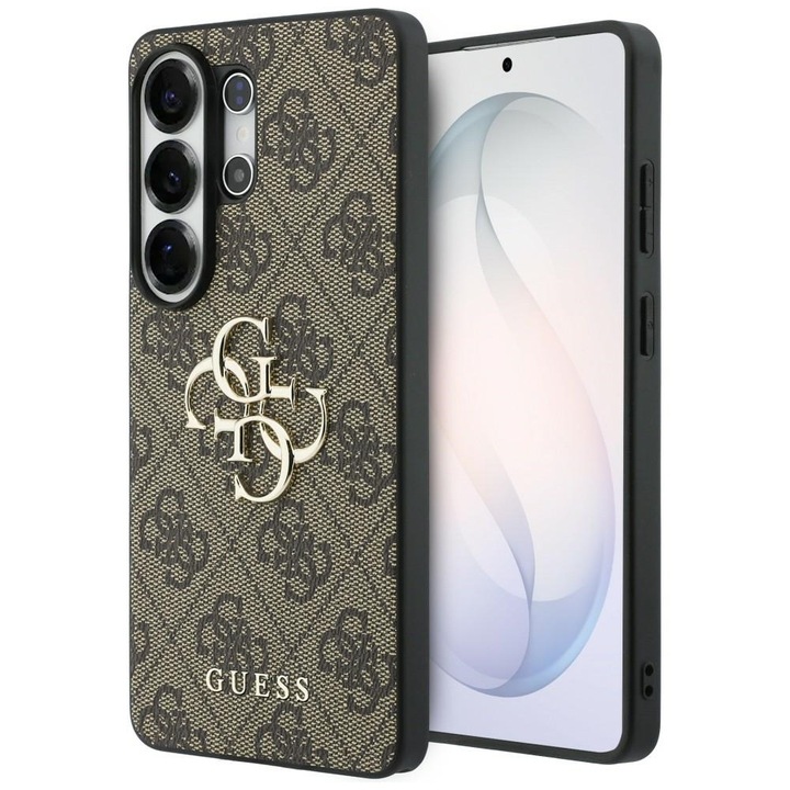 Husa pentru Samsung Galaxy S26 Ultra Guess Hardcase 4G Big Metal Logo, Protectie ridicata, Calitate premium, Maro