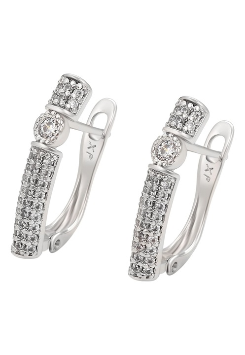 Cercei dama, Joella, Jewelry Collection, argintii, 100% cupru