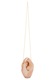 Vazon sculptural Joella, marime unica, culoare cupru, design organic, set cu lant si inchidere decorativa