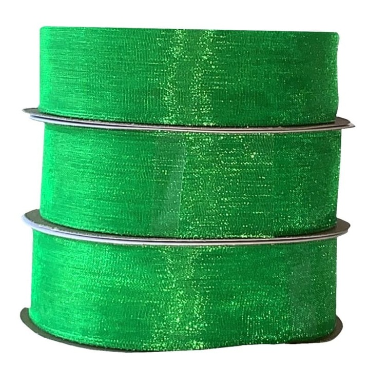 Szalag, Kufer, 12mm, 32m, zöld