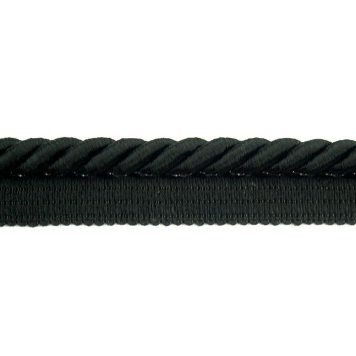 Sznur tapicerski, Kufer, 8mm, negru, 1mb